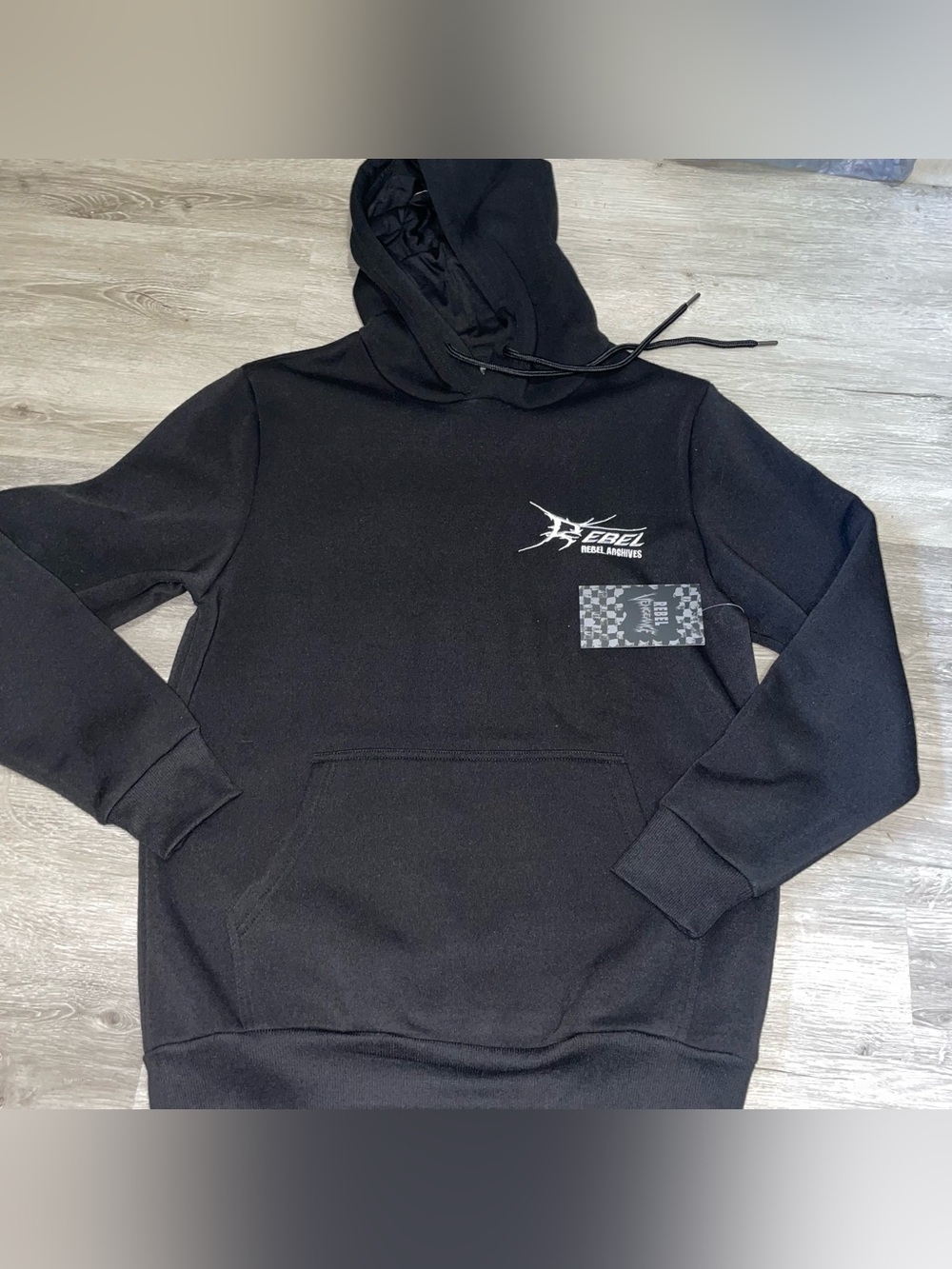 rebel vengeance Black Hoodie NWT